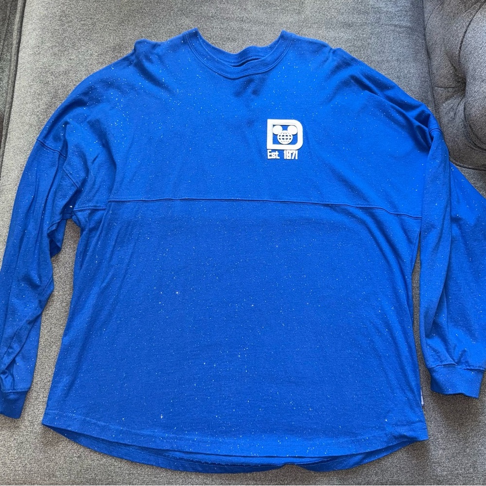 Disney Spirit Jersey ~ Make a Wish Design ~ Royal Blue